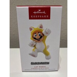 Hallmark 2023 Keepsake Cat Mario Nintendo Super Mario Christmas Ornament #2